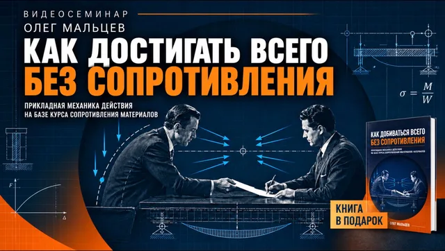 Как достигать всего без сопротивления — видеосеминар