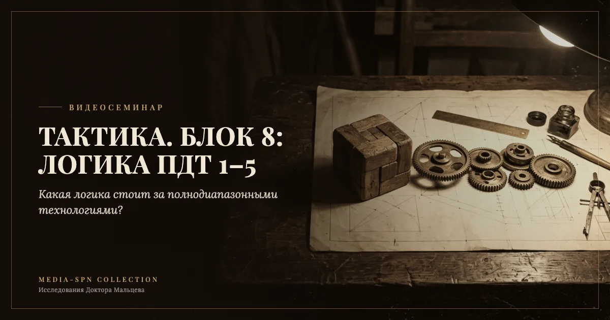 Технология "тактика" (блок-8). Разбор ПДТ 1-5