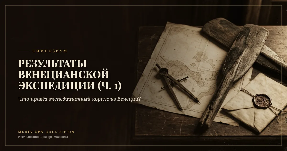 Результаты Венецианской экспедиции, ч.1