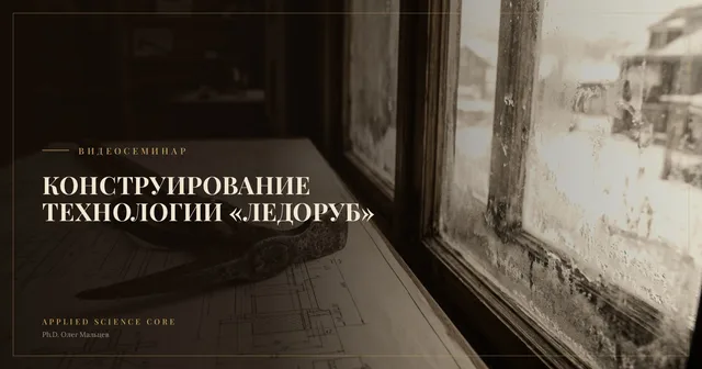 Тема: конструирование технологии «Ледоруб»