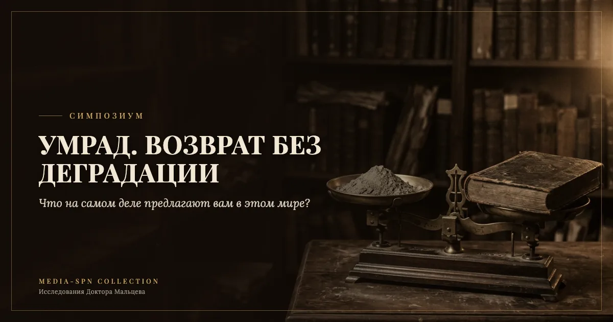 "УМРАД. Возврат в состояние без деградации"(ч.1)