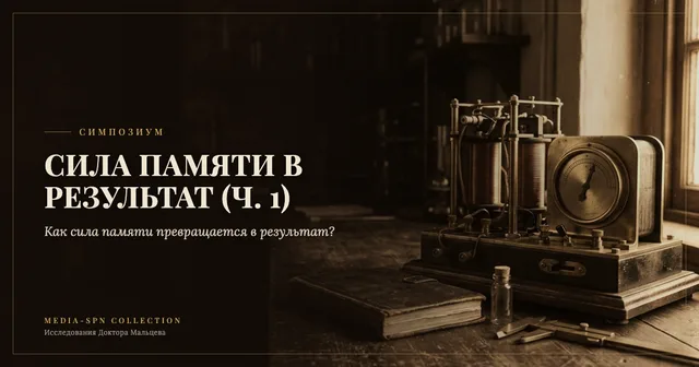 Тайны преобразования силы памяти в результат, ч.1