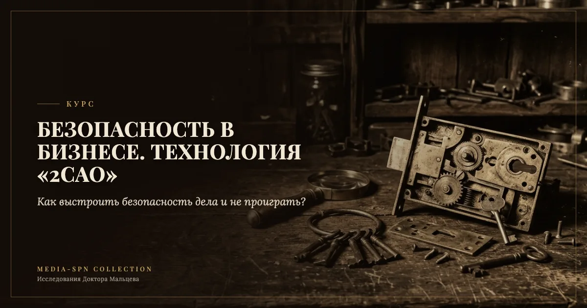 Короткий курс: Безопасность в бизнесе. Технология "2САО"