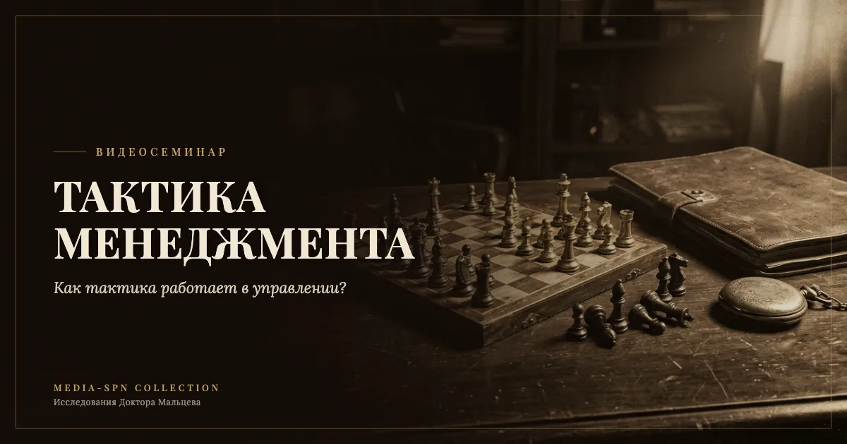 Обучение тактике менеджмента. Технология "Тактика" (блок-5)