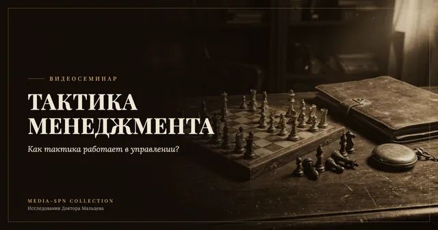 Тема: Обучение тактике менеджмента. Технология "Тактика" (блок-5)