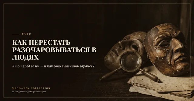 Короткий курс: "Как перестать разочаровываться в людях"