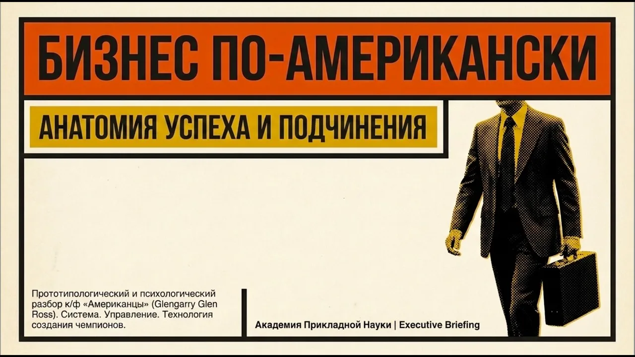 Прототипологическая форма и психологический разбор к/ф "Американцы"