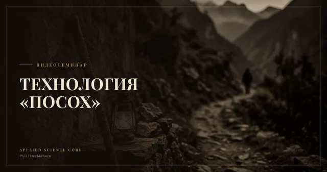 Тема: Технология «ПОСОХ»